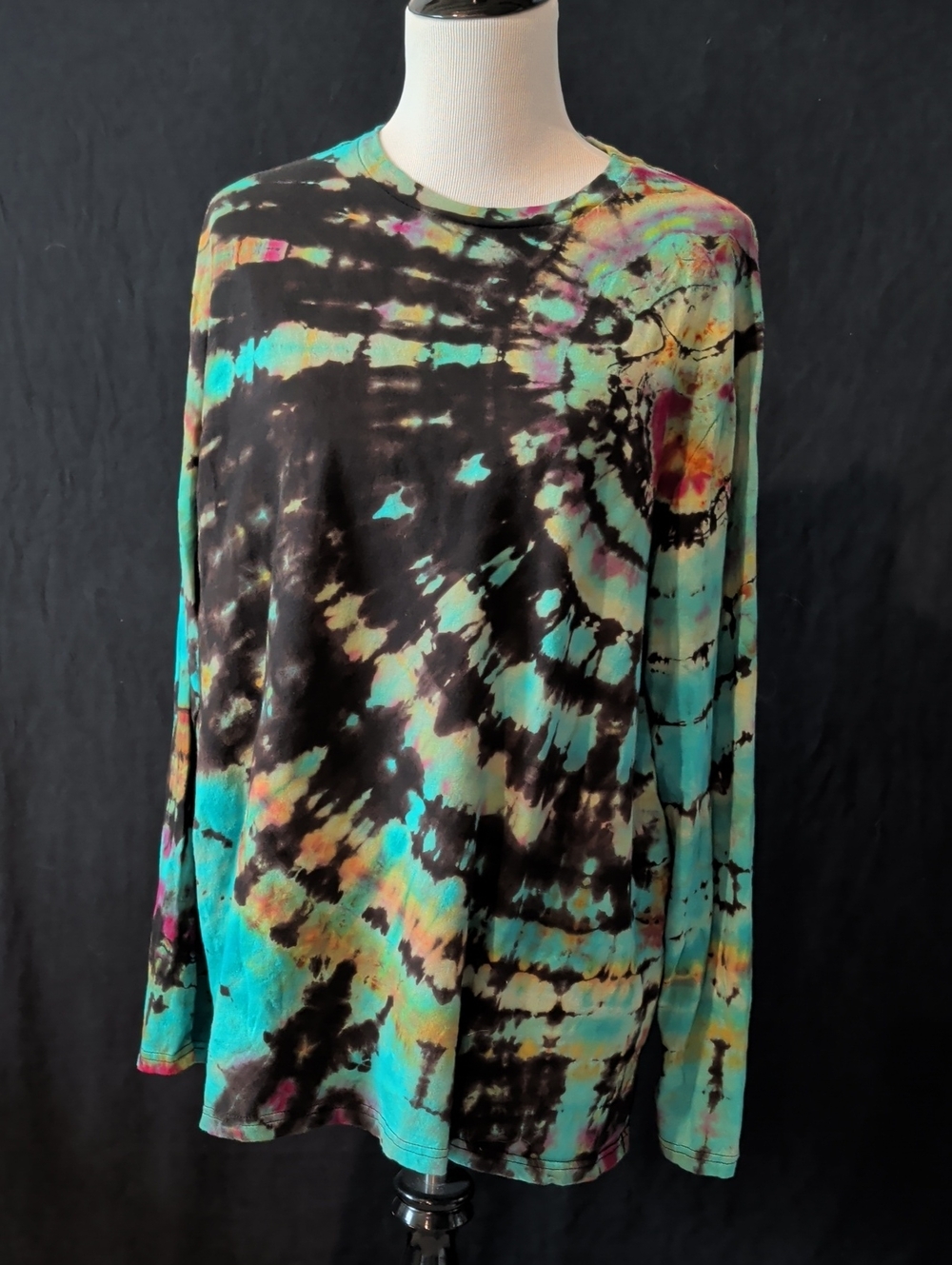 New Reverse Tiedye Unisex Long Sleeve Shirt
